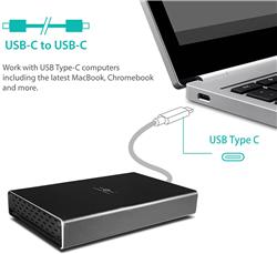 Vantec NexStar Gx USB 3.1 Gen 2 Type-C, 2.5” SATA SSD/HDD Enclosure