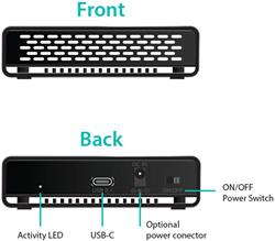 Vantec NexStar Gx USB 3.1 Gen 2 Type-C, 2.5” SATA SSD/HDD Enclosure