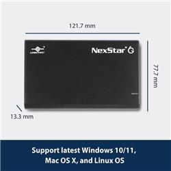 Vanetec NexStarG 2.5” SATA III to USB 3.2 Gen1 SSD/HDD Enclosure