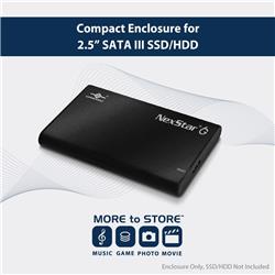 Vanetec NexStarG 2.5” SATA III to USB 3.2 Gen1 SSD/HDD Enclosure