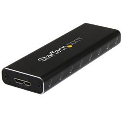 StarTech USB 3.0 to M.2 SATA External SSD Enclosure with UASP - Serial ATA/600 - USB 3.0 - Aluminum