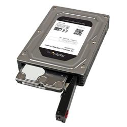 StarTech 2.5inch to 3.5inch SATA Aluminum Hard Drive Adapter Enclosure with SSD / HDD Height up to 12.5mm