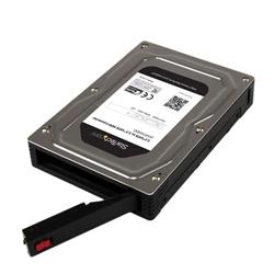 StarTech 2.5inch to 3.5inch SATA Aluminum Hard Drive Adapter Enclosure with SSD / HDD Height up to 12.5mm