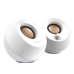 CREATIVE Pebble 2.0 USB Desktop Speakers, White