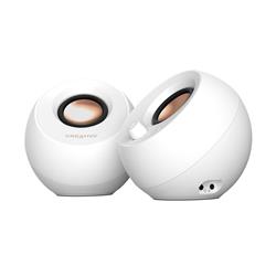 CREATIVE Pebble Pro 2.0 RGB Speakers with Bluetooth® 5.3, White