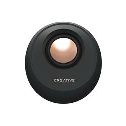 CREATIVE Pebble Pro 2.0 RGB Speakers with Bluetooth 5.3, Black