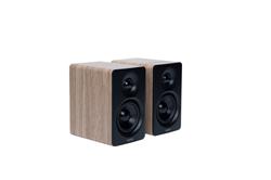 EDIFIER M60 Bluetooth Compact Desktop 2.0 Speaker System, Classic Oak