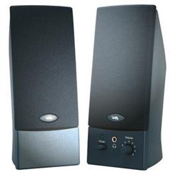 CYBER ACOUSTICS 2.0 Speaker System - Black - USB
