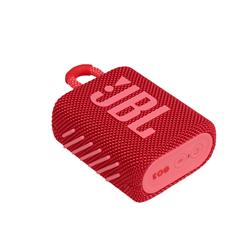 JBL Go 3 Portable Waterproof Speaker, Red(Open Box)