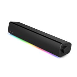 CREATIVE Sound Blaster GS3 Compact RGB Gaming SoundBar, Black