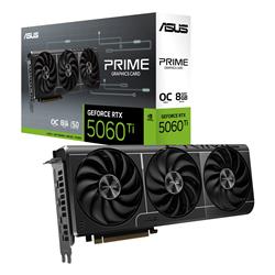 Carte graphique ASUS Prime GeForce RTX 5060 Ti 8 Go OC GDDR7, compatible PCIe 5.0 SFF PRIME-RTX5060TI-O8G