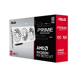 ASUS Prime Radeon RX 9070 XT White OC Edition GDDR6 Triple Fans