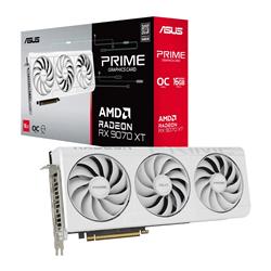 ASUS Prime Radeon RX 9070 XT White OC Edition GDDR6 Triple Fans