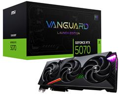 MSI GeForce RTX 5070 12G VANGUARD SOC LAUNCH EDITION(Open Box)