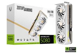 ZOTAC GAMING GeForce RTX 5080 SOLID OC White Edition 16GB GDDR7