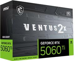 MSI GeForce RTX 5060 Ti 8G VENTUS 2X OC PLUS, GDDR7 8GB graphics card