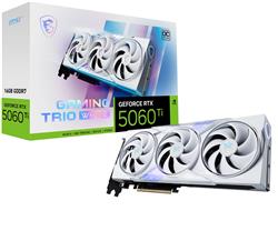 MSI GeForce RTX 5060 Ti 16G GAMING TRIO OC WHITE, GDDR7 16GB graphics card