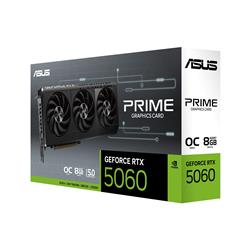 ASUS PRIME GeForce RTX 5060 8GB GDDR7 OC Edition   PRIME-RTX5060-O8G  Graphics Card, Black