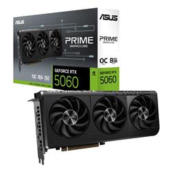 ASUS PRIME GeForce RTX 5060 8GB GDDR7 OC Edition   PRIME-RTX5060-O8G  Graphics Card, Black