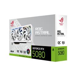 ASUS ROG-ASTRAL-RTX5080-O16G-BLANC GDDR7 Trois ventilateurs(Open Box)