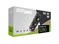 ZOTAC GeForce RTX 5080 SOLID CORE OC 30 Gbps Triple Fans