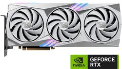 MSI GeForce RTX 4070 Ti GAMING X TRIO WHITE 12G GDDR6X Graphics Card