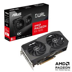 ASUS Dual Radeon RX 7600 OC Edition 8GB GDDR6 Graphics Card(Open Box)