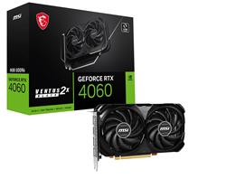 MSI GeForce RTX 4060 VENTUS 2X BLACK 8G OC GDDR6 Graphics Card