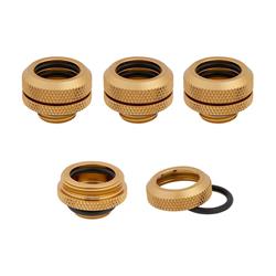 CORSAIR Fitting (hard tube),XF Hardline 4-pack (14mm OD compression; gold)