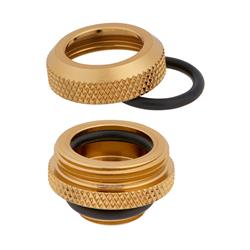 CORSAIR Fitting (hard tube),XF Hardline 4-pack (14mm OD compression; gold)