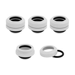 CORSAIR Fitting (hard tube),XF Hardline 4-pack (14mm OD compression; glossy white)