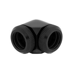 CORSAIR Fitting (hard tube),XF Hardline 2-pack (90° Angled 14mm OD compression; black)