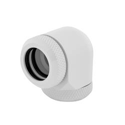 CORSAIR Fitting (hard tube),XF Hardline 2-pack (90° Angled 14mm OD compression; glossy white)