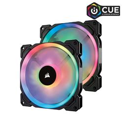 CORSAIR LL Series, LL140 RGB, 140mm Dual Light Loop RGB LED PWM Fan(Open Box)