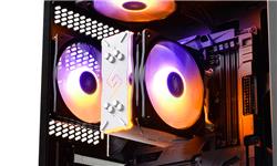 DeepCool CF 120 3-in-1 Series MB Controlled 120mm Add-RGB LED Case Fan