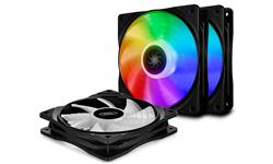 DeepCool CF 120 3-in-1 Series MB Controlled 120mm Add-RGB LED Case Fan