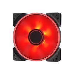 FRACTAL DESIGN Prisma SL-12 120mm Red LED Long Life Sleeve Bearing Computer Case Fan