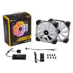 CORSAIR HDSeries HD140 RGB LED 140mm High Performance RGB LED PWM Fans