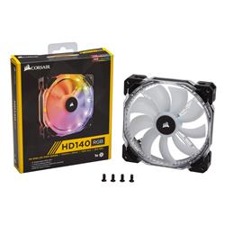 CORSAIR HDSeries HD140 RGB LED 140mm High Performance RGB LED PWM Fans