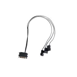 LIAN LI UNI FAN SL WIRELESS RGB Lame inversée Couleur noire 3x 12 cm Pack de ventilateurs avec contrôleur (Lame inversée)