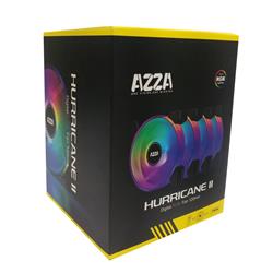 AZZA 5-IN-1 HURRICANE II 120mm Digital ARGB 4* Fans