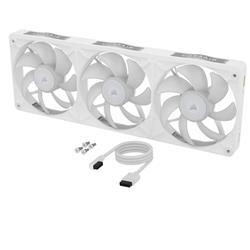 CORSAIR RX360 II Unified RGB 360 mm Kit d'extension Paquet de 3 Blanc