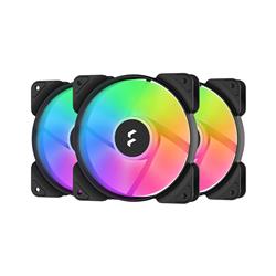 FRACTAL DESIGN Aspect 12 RGB 120 mm 1200 RPM Black Frame 3-pack