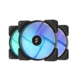 FRACTAL DESIGN Aspect 14 RGB 140 mm PWM Wide 500-1700 RPM Range Black Frame Computer Case Fan