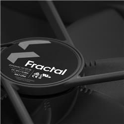 FRACTAL DESIGN Dynamic X2 PWM GP-18 180 mm High Durability LLS Bearing Black Edition Radiator Optimized Computer Case Fan