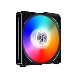 LIAN LI UNI AL120 RGB Fluid Dynamic Bearing 120mm Case Fan - Black