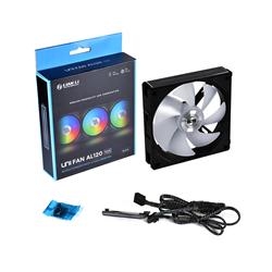 LIAN LI UNI AL120 RGB Fluid Dynamic Bearing 120mm Case Fan - Black