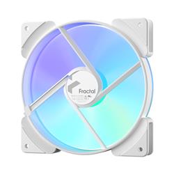 FRACTAL DESIGN Prisma AL-14 ARGB PWM White 140 mm Addressable RGB LED LLS Bearing Computer Case Fan