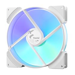 FRACTAL DESIGN Prisma AL-18 ARGB PWM White 180 mm Addressable RGB LED LLS Bearing Computer Case Fan