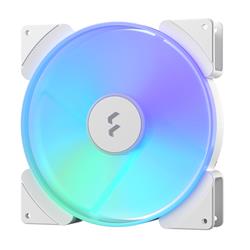 FRACTAL DESIGN Prisma AL-18 ARGB PWM White 180 mm Addressable RGB LED LLS Bearing Computer Case Fan